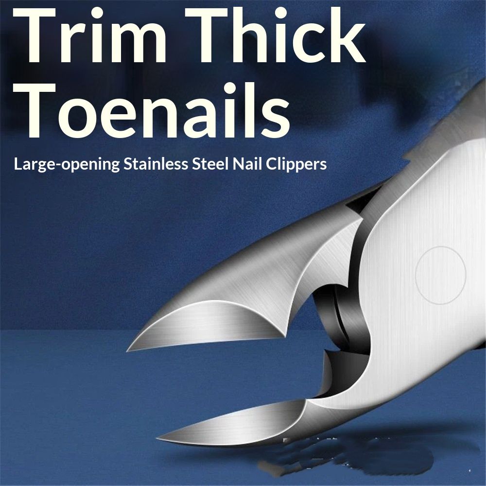 Toenail Clippers for Thick & Ingrown Toe Nails Heavy Duty Precision Nail Scissors Super Sharp Curved Blade Grooming Tool opove - Image 4
