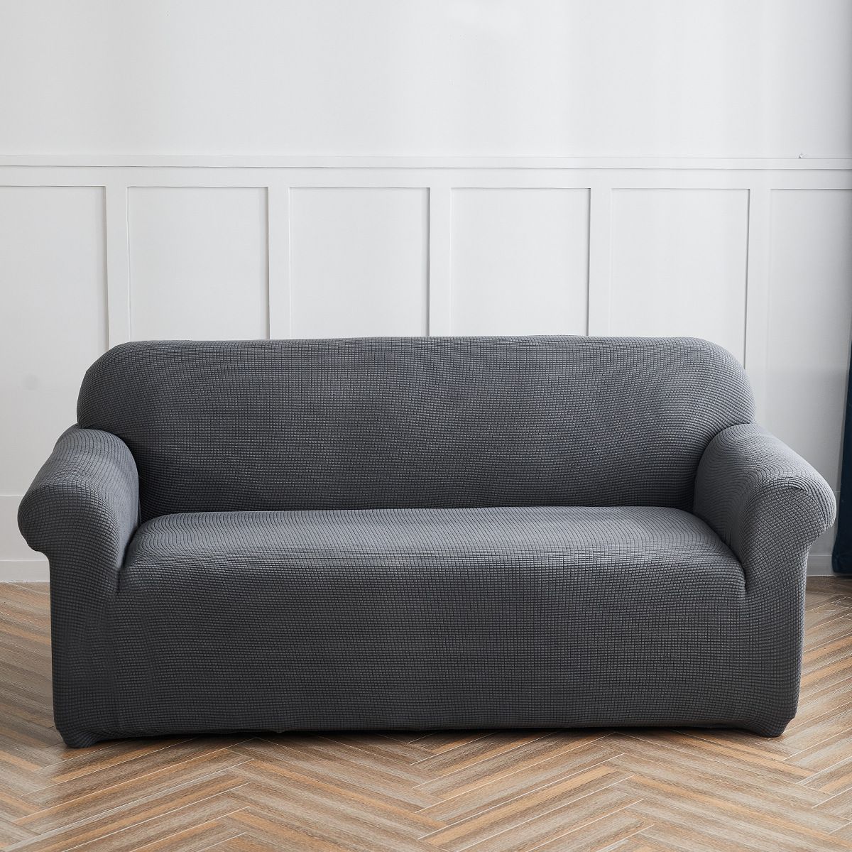 Easy-Going Waterproof Couch Cover,  Sofa Stretch Jacquard Slipcover, Leakproof Furniture Protector for Kids, Pets, Dog and Cat (Sofa,  Gray) - Image 2