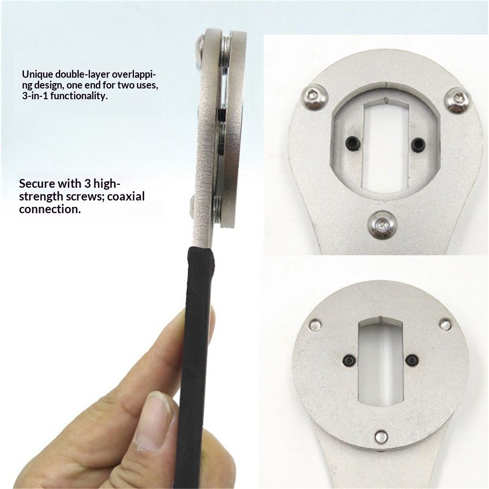1Pcs Bike Lock Ring Remover Bottom Bracket Lock Ring Removal Repair Tool Bicycles Tail Lock Hook Spanners Multifunctional Wrench - Image 2