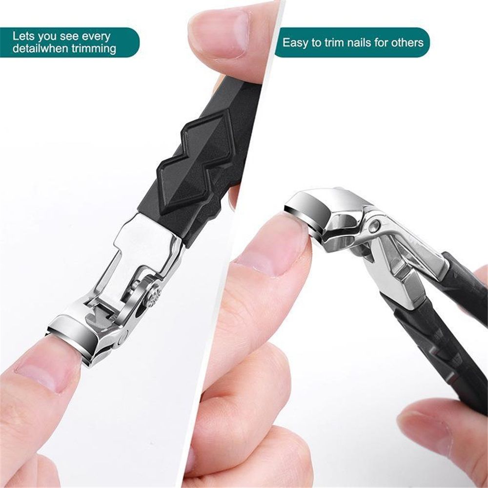 4pcs Toenail Clippers for Seniors Thick Nails, Ultra Sharp Sturdy Fingernail Toenail Clipper— Heavy Duty Ingrown Toenail Clippers, Thick Toenails with Wide Jaw Sharp Nail Cutter - Image 2