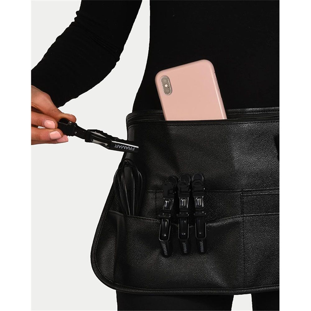 Hairstylist Waist Belt with Shears Pouch, Professional Hair Stylist & Makeup Brush Belt Salons Cosmetology Groomers Hairdresser Barber Waist Bag（Storage bag only） - Image 5