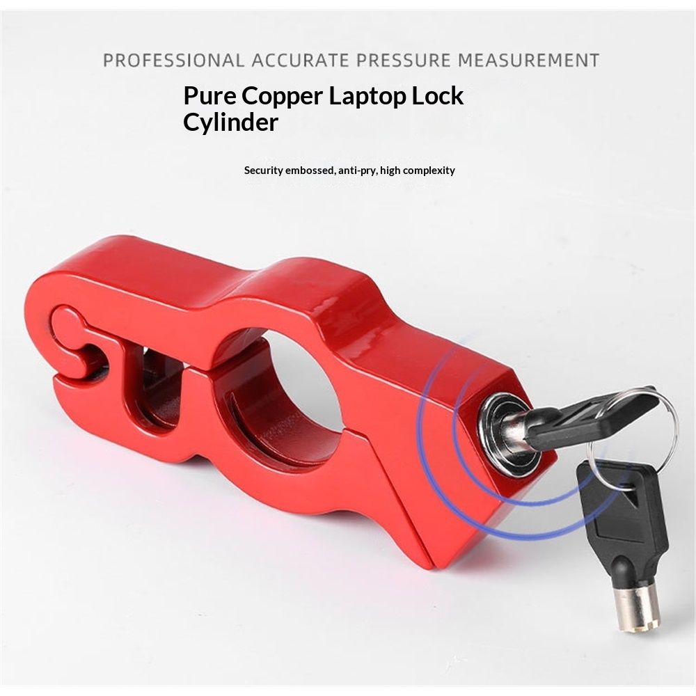 2PC Motorcycle Locks, Helmet Locked & Brake Lock Combo, Anti Theft Motorcycles Handlebar Lock for Motor Moped Motorbike Scooters ATV Dirt Bike Street Bike Electric Scooters - Image 3