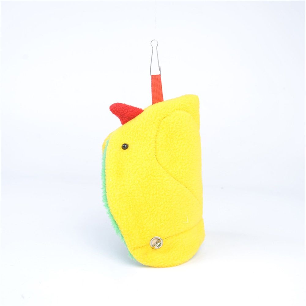 2 pack Winter Warm Bird Hammock Tent Parrots Hanging Nest Shed Hut, Small Birds Soft Plush Sleeping Bed Hideaway Cave for Parakeets , Birdcage Perch Stand Swing Toy - Image 3