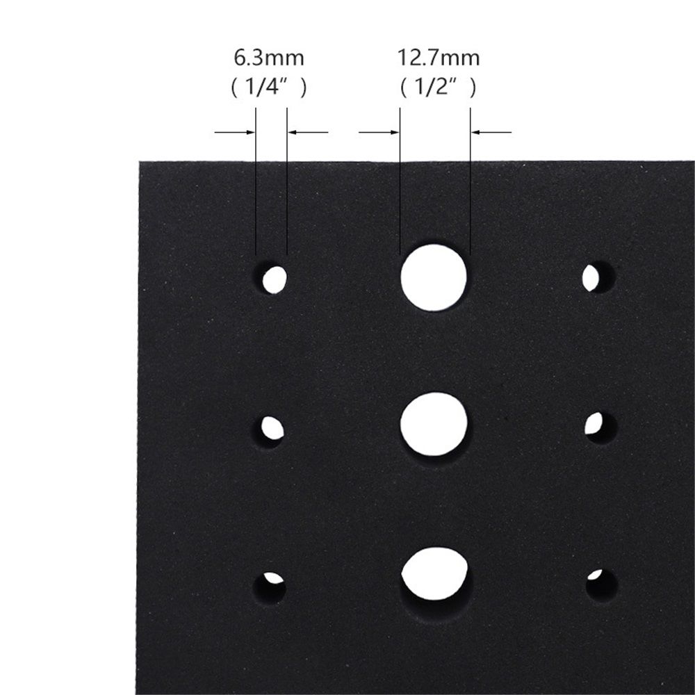 Router Bit Storage Inserts for 110 Bits, 50PCS 1/2