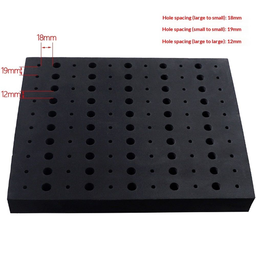 Router Bit Storage Inserts for 110 Bits, 50PCS 1/2