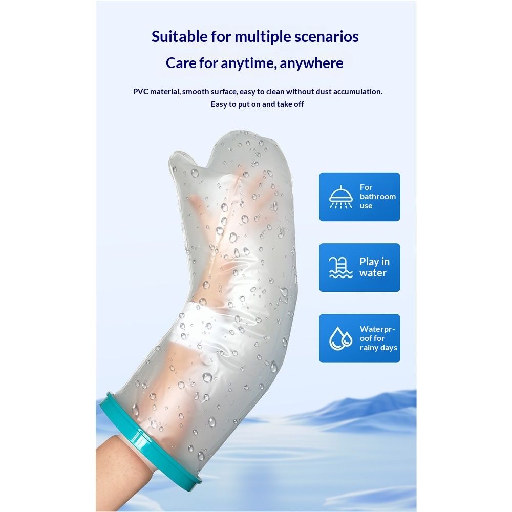 Cast Covers for Shower Arm Waterproof Adult Soft Comfortable Watertight Seal Keep Wounds Dry,Bath,Bandage Protector Cover Broken Hand,Wrist,Finger,Elbow Reusable（Adult short arm） - Image 4