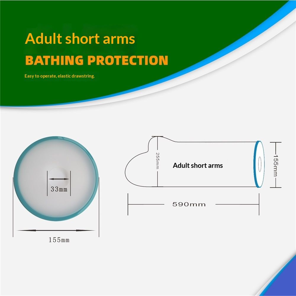 Cast Covers for Shower Arm Waterproof Adult Soft Comfortable Watertight Seal Keep Wounds Dry,Bath,Bandage Protector Cover Broken Hand,Wrist,Finger,Elbow Reusable（Adult short arm） - Image 5