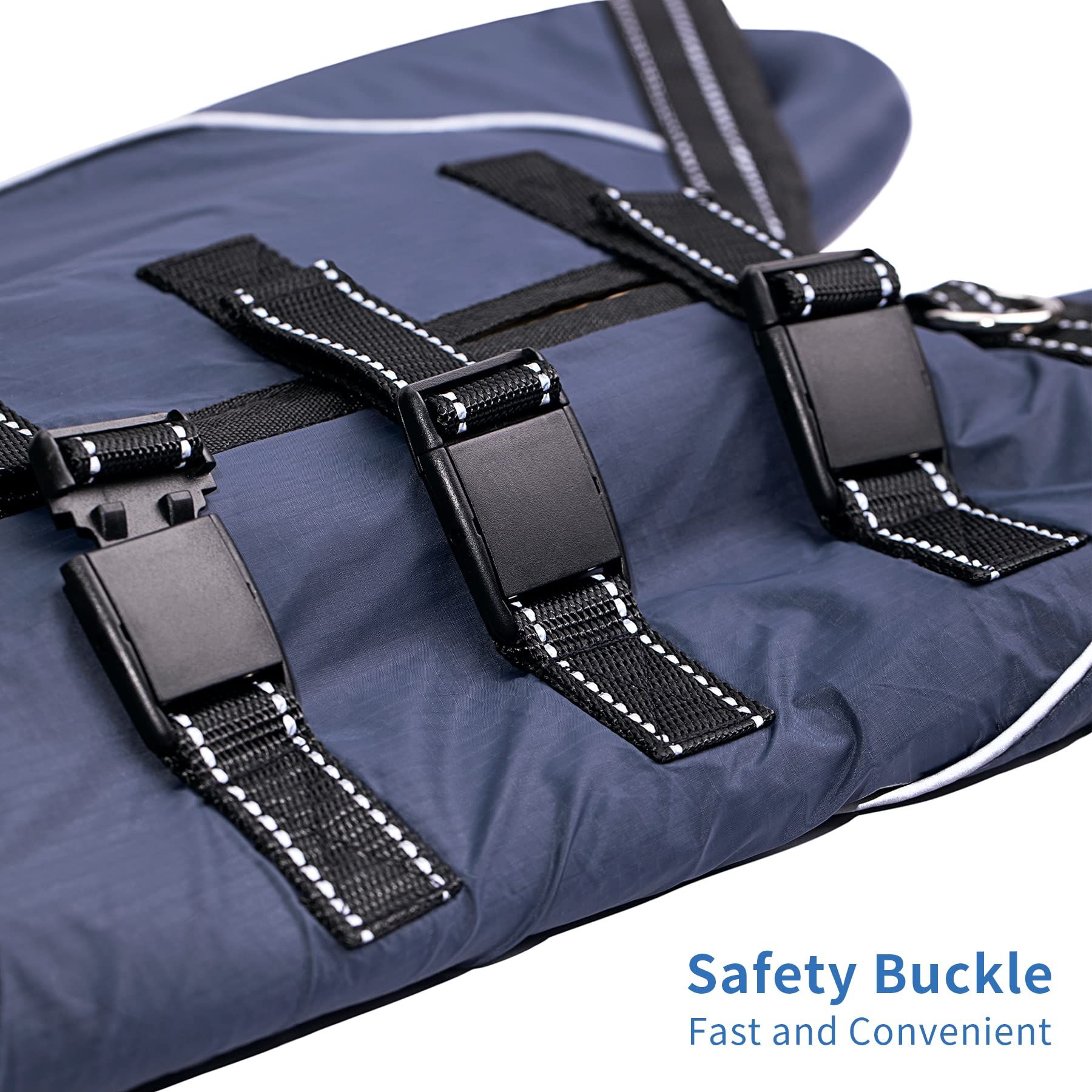 Back Legs with Handles,Adjustable Dog Lift Sling Carrier for Senior, Disabled, Joint Injuries, Arthritis, Loss of Stability Dogs（Navy blue M） - Image 3