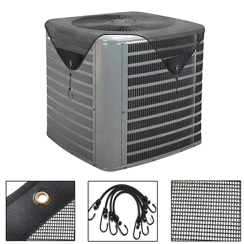 Central Air Conditioner Cover for Outside Units71*71CM Top Universal Outdoor AC Cover Defender (Mesh,) - Image 1