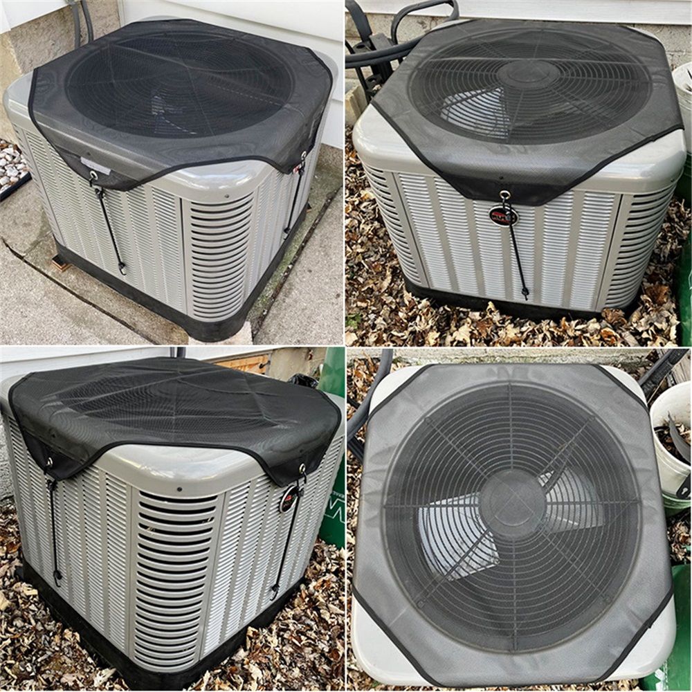 Central Air Conditioner Cover for Outside Units71*71CM Top Universal Outdoor AC Cover Defender (Mesh,) - Image 4