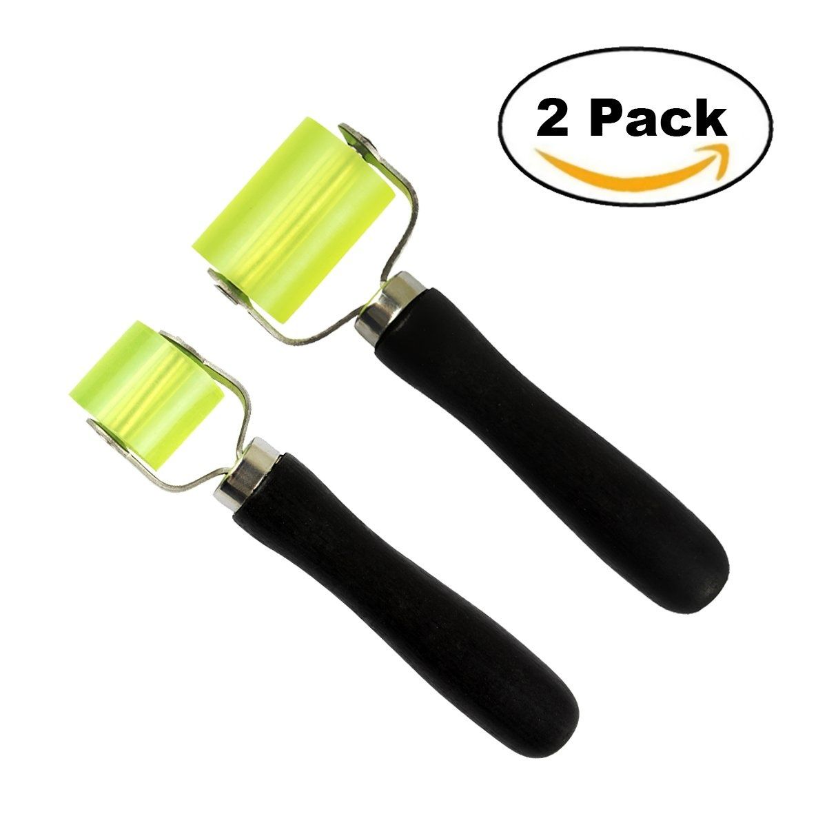 2 Size Car Sound Deadener Rolling Wheel Roller for Easy Application (17.5*5cm+17*3.1cm) – Noise Insulation & Vibration Dampening Tool for Automotive Audio & Heat Mat Installation - Image 1