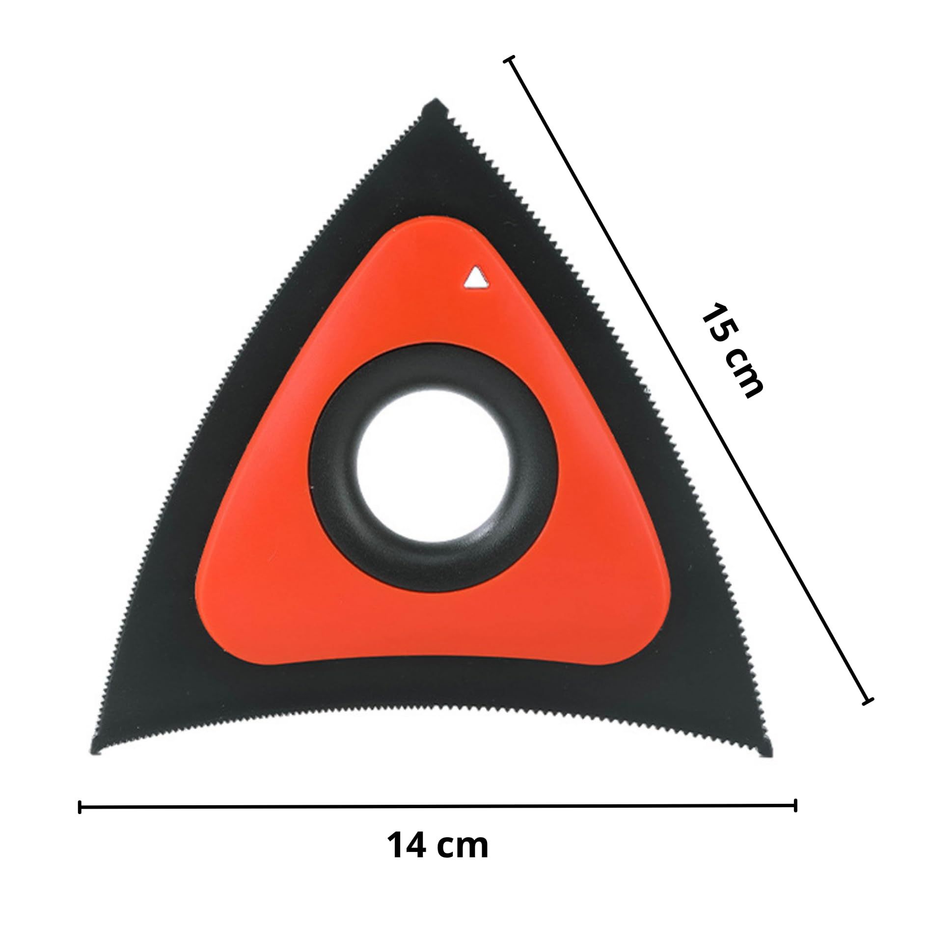 Mini Pet Hair Remover Triangle (Orange) – Eco‑Friendly, Reusable Lint & Fur Cleaner for Carpets, Furniture, Clothing & Auto Interior – Ergonomic Precision Tool - Image 5