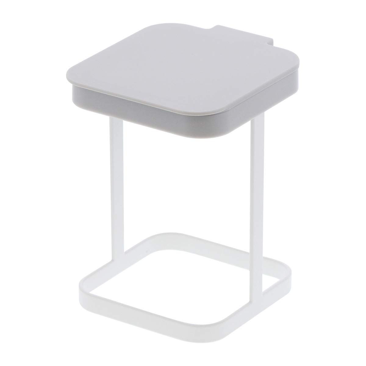 Countertop Trash Can Garbage Bag Holder for Home Kitchen Desktop trash bin, home kitchen storage bin, office paper basket（white） - Image 1