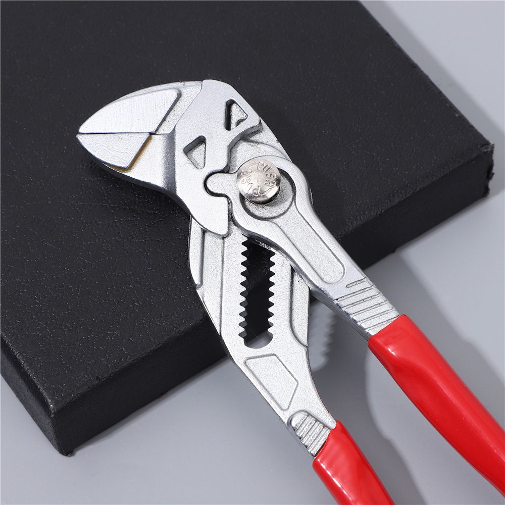 Industrial grade water pump pliers  adjustable anti slip tooth design multifunctional pipe pliers wrench household maintenance tool  7-Inch - Image 2