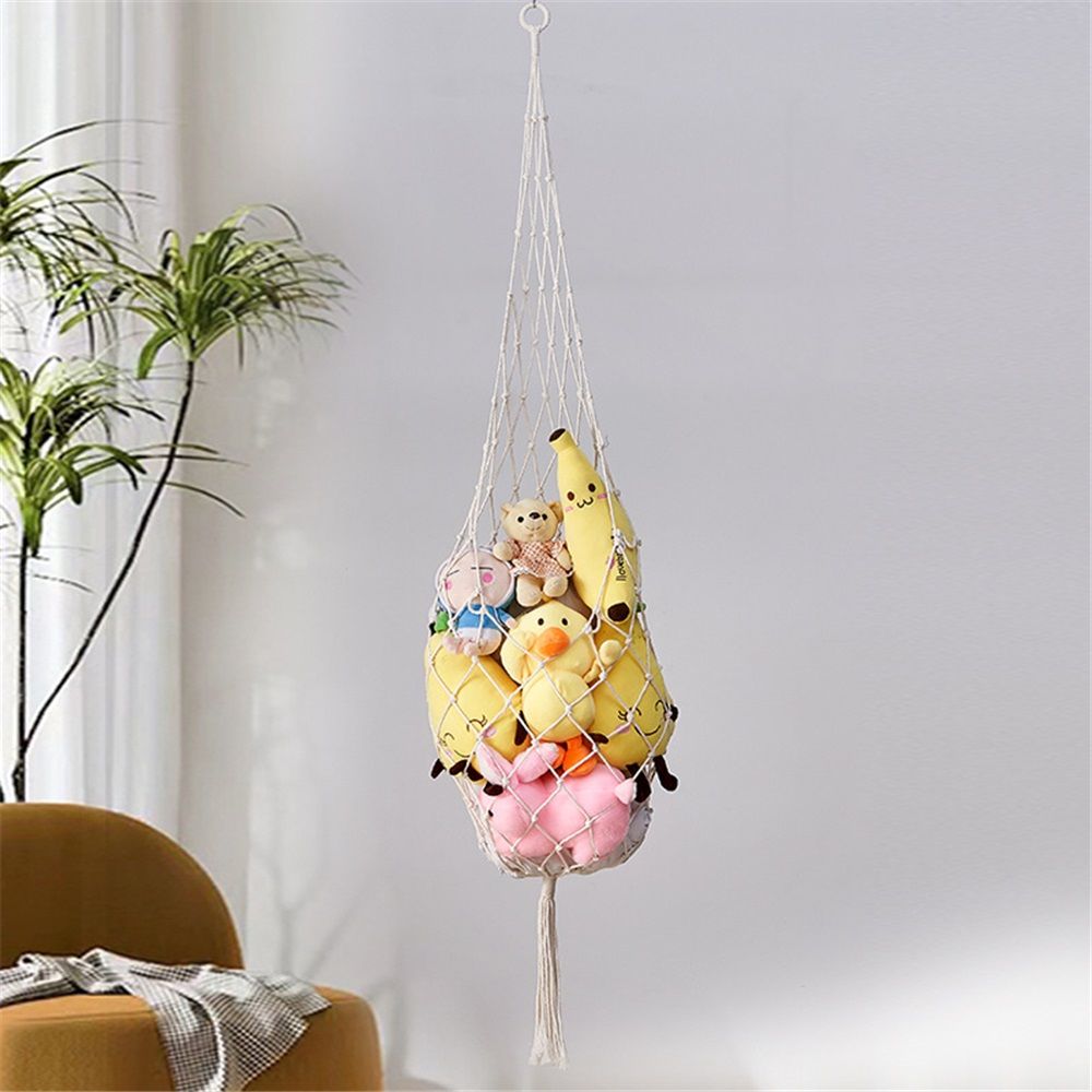 Novel Stuffed Animal Net or  Toy Display Perfect for The Tiny Space in Corner,Wall Ceiling Hanging Net, Stuffies Animal Storage for Kid Room Bedroom Playroom Decor - Image 2