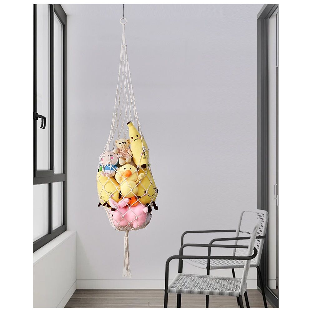 Novel Stuffed Animal Net or  Toy Display Perfect for The Tiny Space in Corner,Wall Ceiling Hanging Net, Stuffies Animal Storage for Kid Room Bedroom Playroom Decor - Image 3
