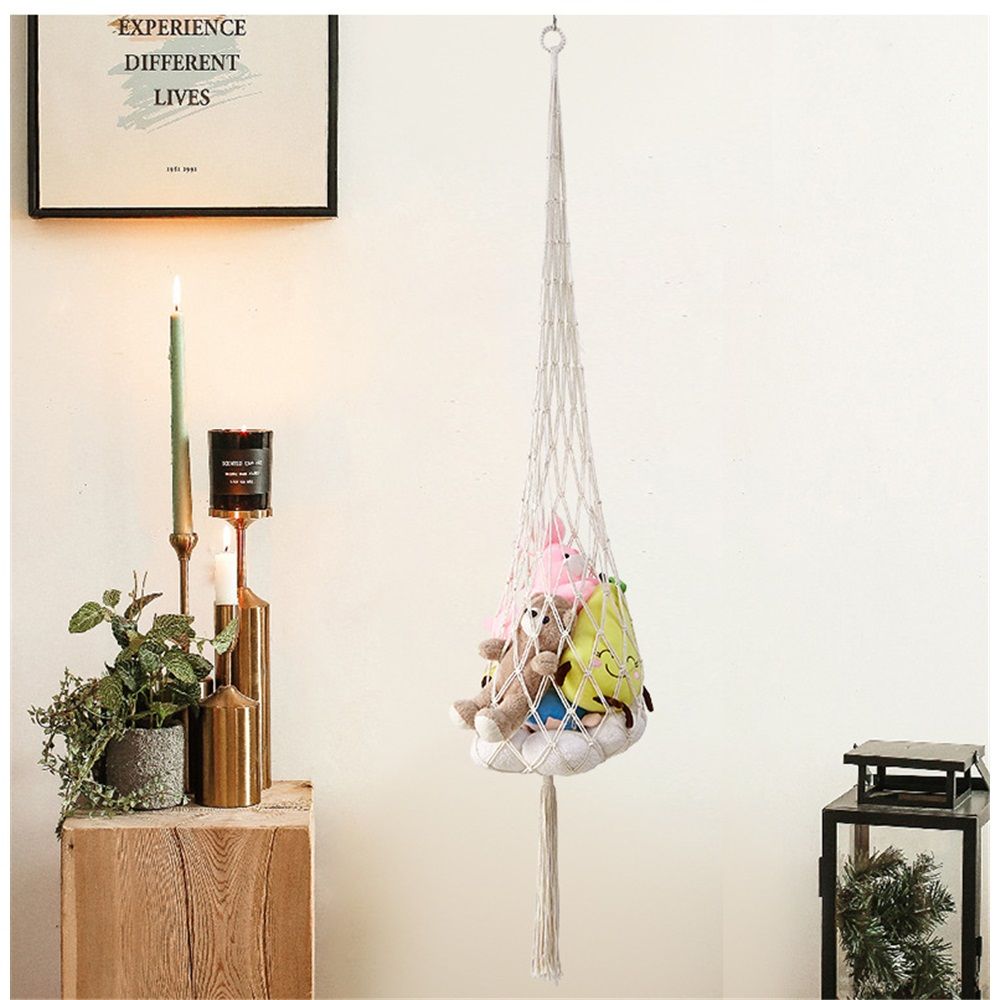 Novel Stuffed Animal Net or  Toy Display Perfect for The Tiny Space in Corner,Wall Ceiling Hanging Net, Stuffies Animal Storage for Kid Room Bedroom Playroom Decor - Image 4