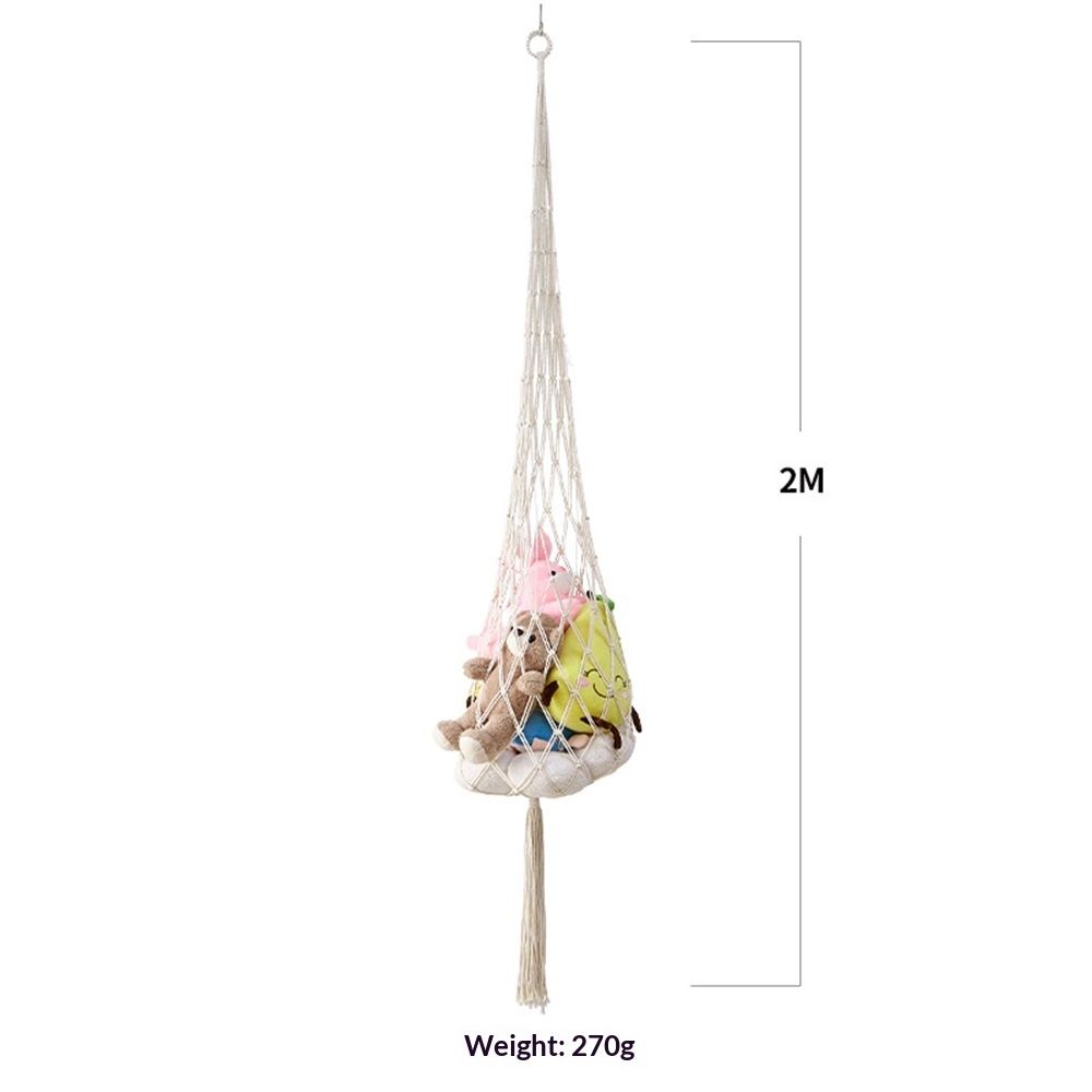 Novel Stuffed Animal Net or  Toy Display Perfect for The Tiny Space in Corner,Wall Ceiling Hanging Net, Stuffies Animal Storage for Kid Room Bedroom Playroom Decor - Image 5
