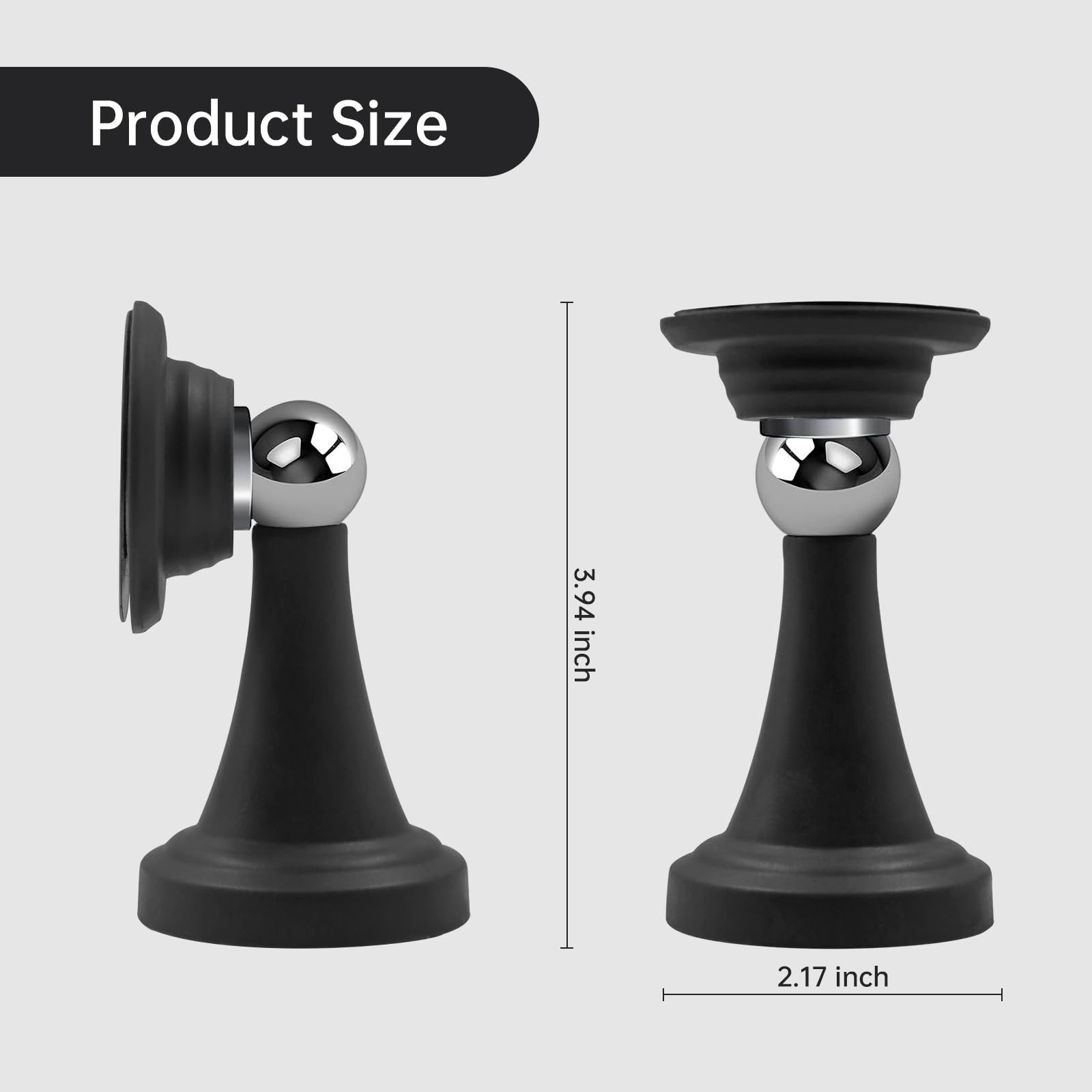 Magnetic Door Holder for RV, Magnetic RV Door Stopper, Strong Magnetic Baggage Door Catch Latch for RV, Camper, Travel Trailer, Motor Home, Boat Compartments, Cargo (Black) - Image 5