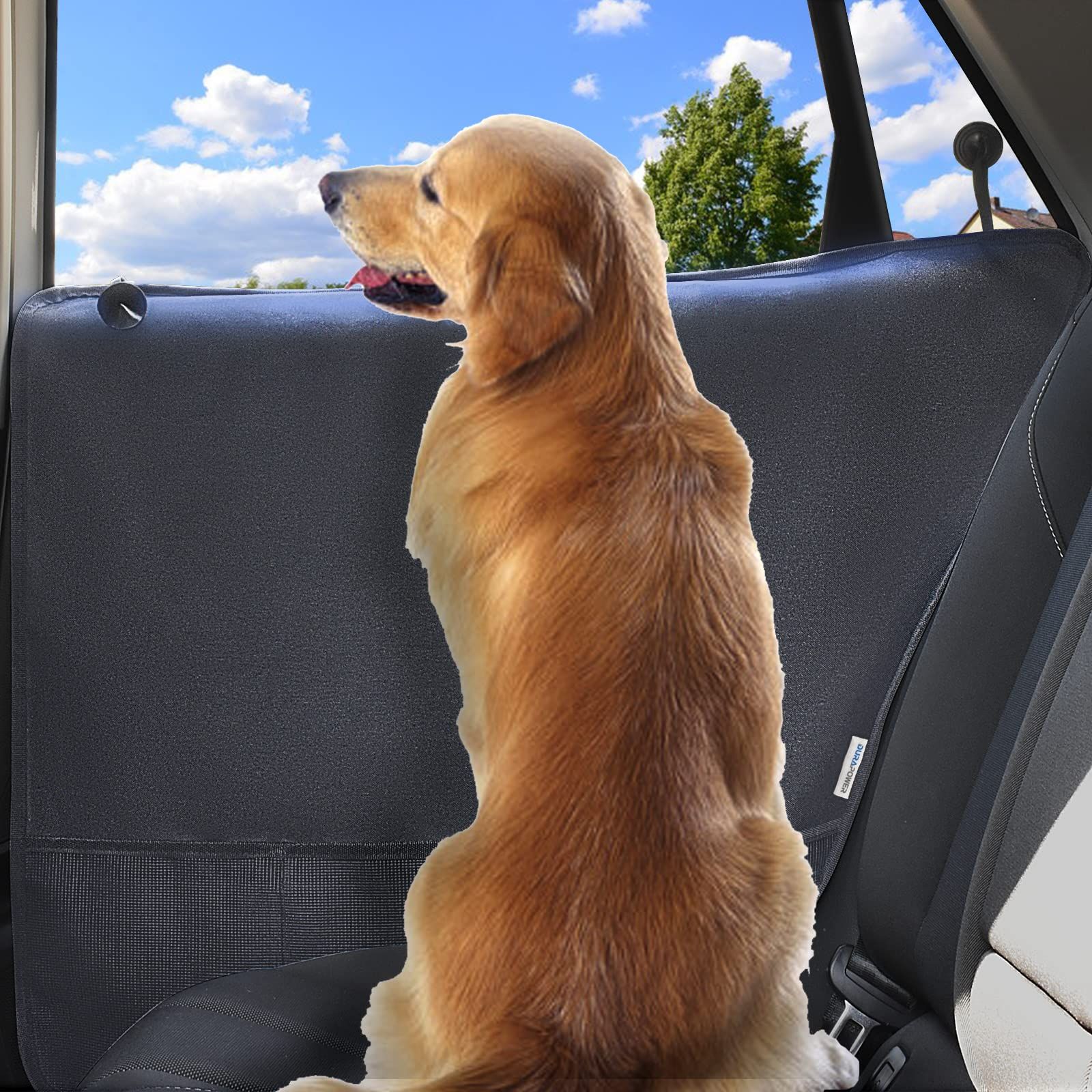 2 Pack Extra Big & Thick Anti Pet Scratching Waterproof Vehicle Door Covers Guard Truck Interior Panel Safe SUV Universal  Black - Image 2