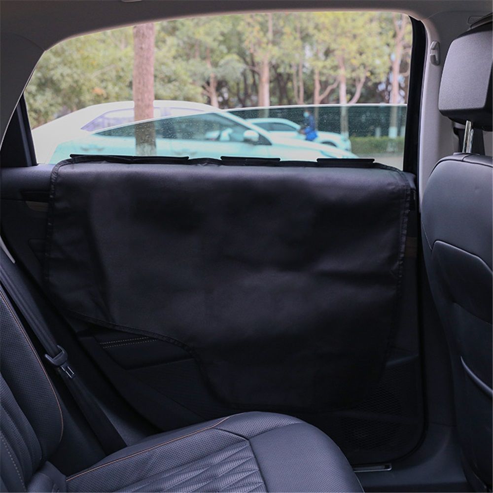 2 Pack Extra Big & Thick Anti Pet Scratching Waterproof Vehicle Door Covers Guard Truck Interior Panel Safe SUV Universal  Black - Image 4