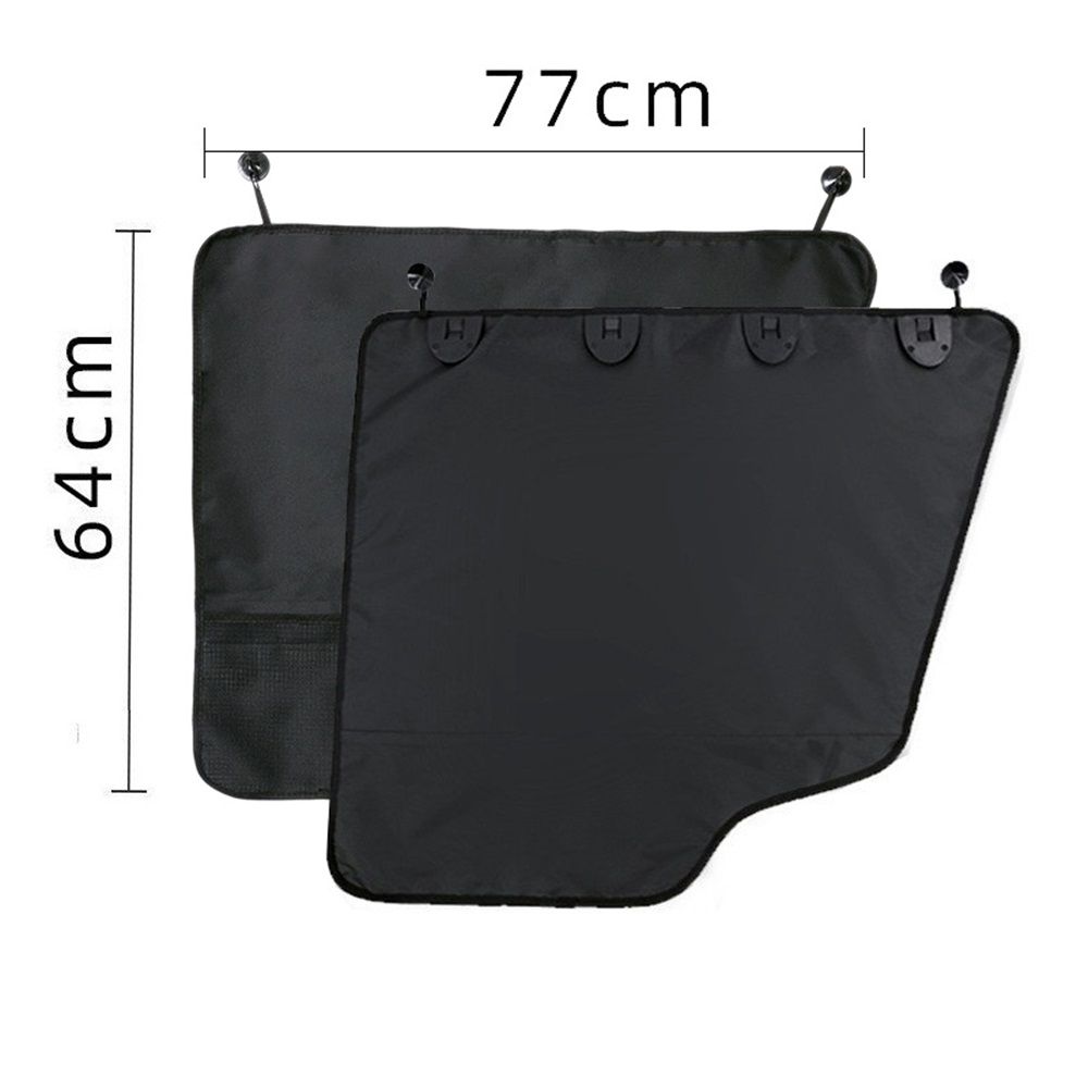 2 Pack Extra Big & Thick Anti Pet Scratching Waterproof Vehicle Door Covers Guard Truck Interior Panel Safe SUV Universal  Black - Image 5