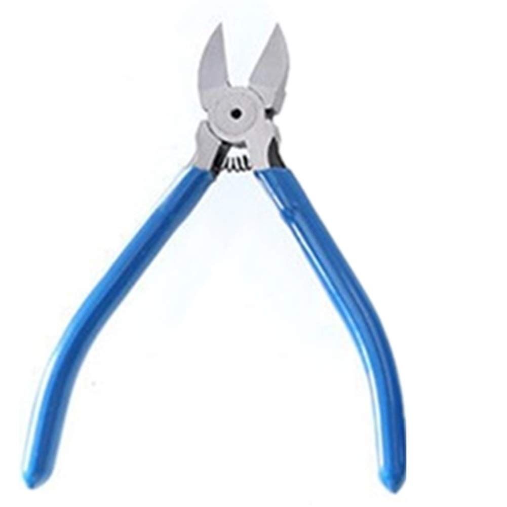 5inch Blue Diagonal Flush Wire Cutting Pliers Side Cutters Pliers  Wire Cutters for Clean Cut and Cutting Needs - Image 1