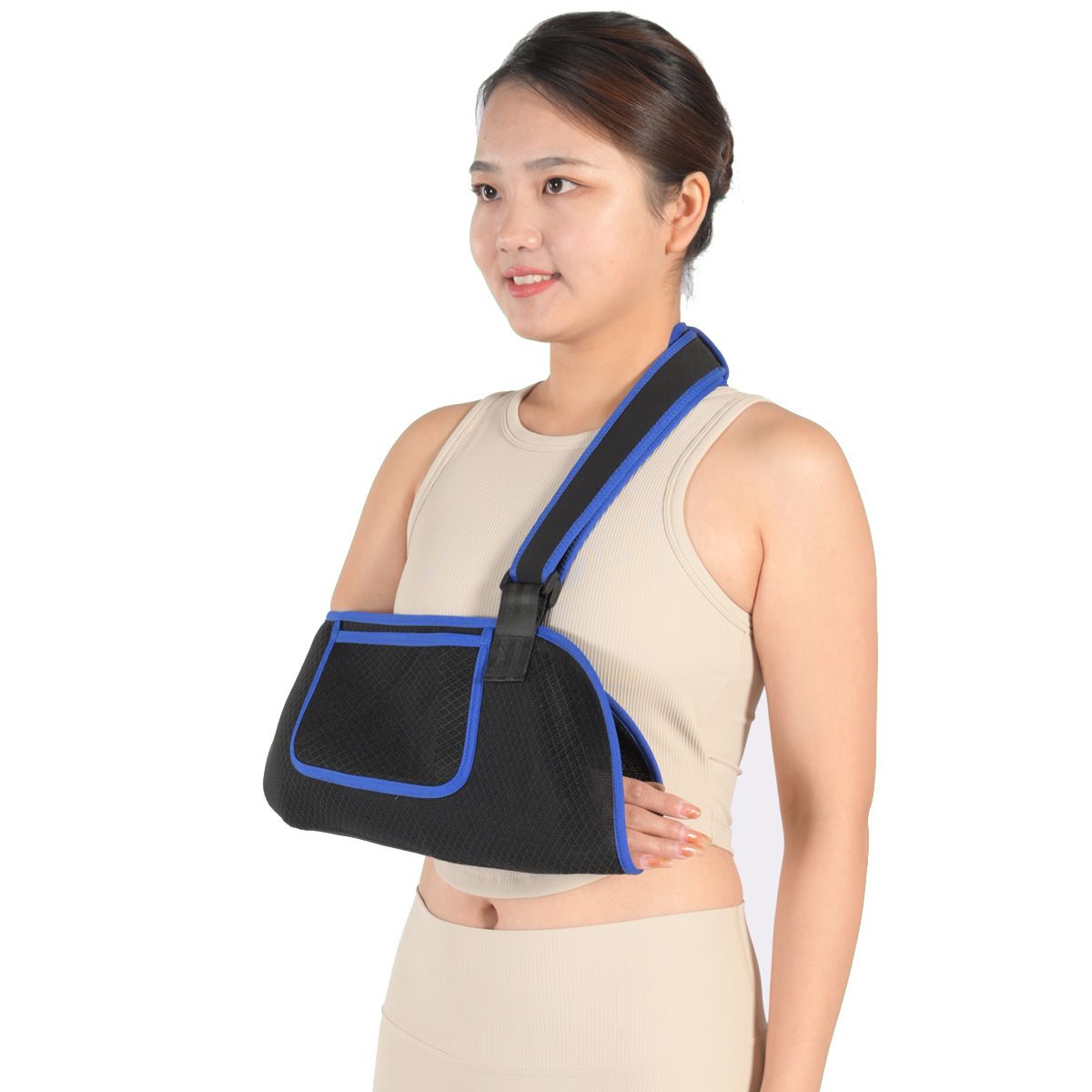 Arm Sling Shoulder Immobilizer for Men and Women, Adjustable Rotator Cuff Support Brace, Fit Left or Right, Comfortable Medical Slings for Elbow and Wrist Injury, Forearm Fracture, Surgery Recovery - Image 3