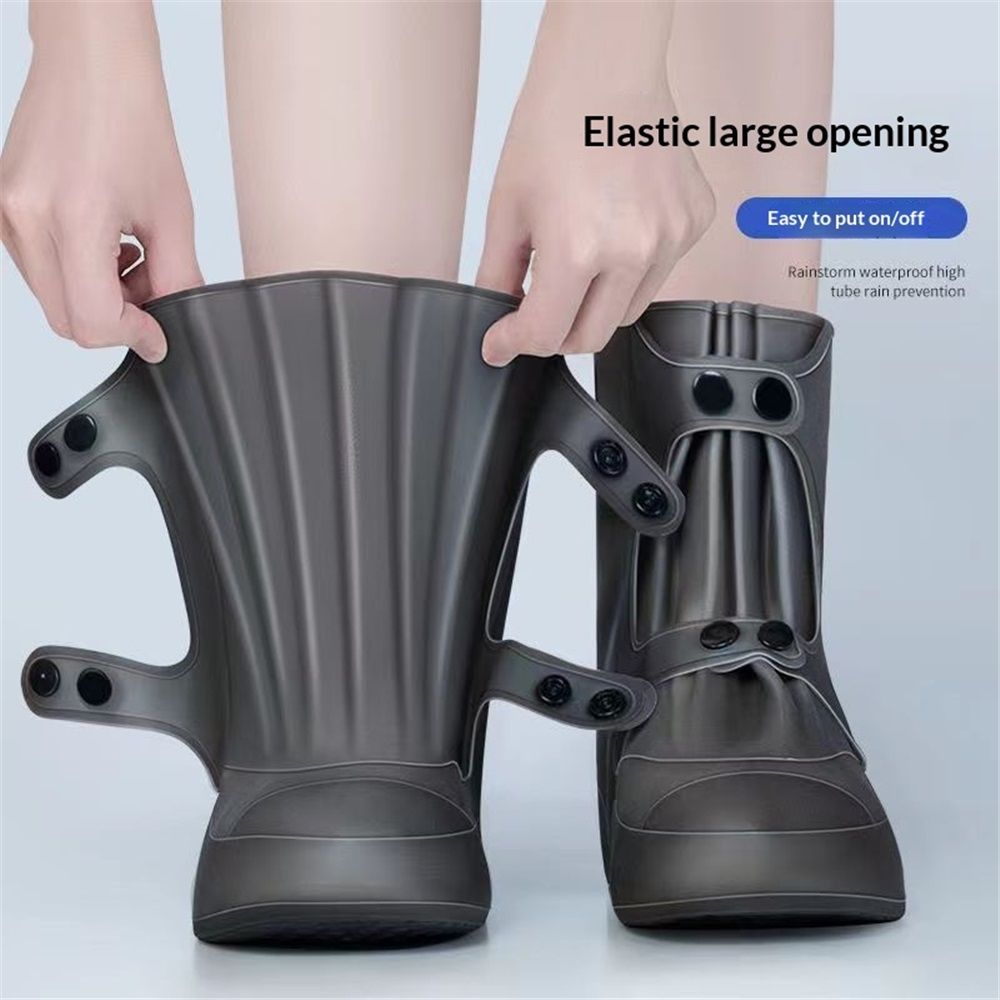 Rain Shoe Covers | Waterproof Shoe Covers for Men Women | Reusable Galoshes Overshoes Over Shoes (38-39，L) - Image 2