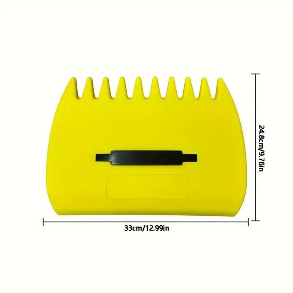 Hand Rakes Leaf Scoops -Large Leaf Grabber for Picking Up Yard Leaves, Lawn Garbage and Grass Clippings (yellow) - Image 5