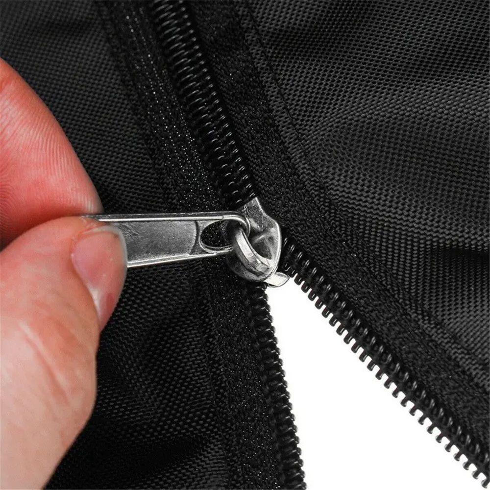 Round Cable Bag, Waterproof Jumper Cable Organizer Storage Bag, Perfect for Jumper Cables,RV Sewer Pipe,EV Charging Cord Storage,Extensions and Garden Hoses,Camper Accessories (Black,oniy bag) - Image 4