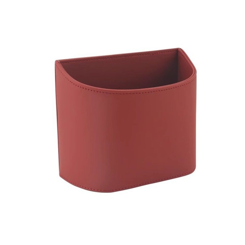 Car Trash Can,Mini Car Trash Bin for SUV and Truck, Automotive Trash Can for Vehicle, Home, Office, Multipurpose, Easy to Clean (Red) - Image 1