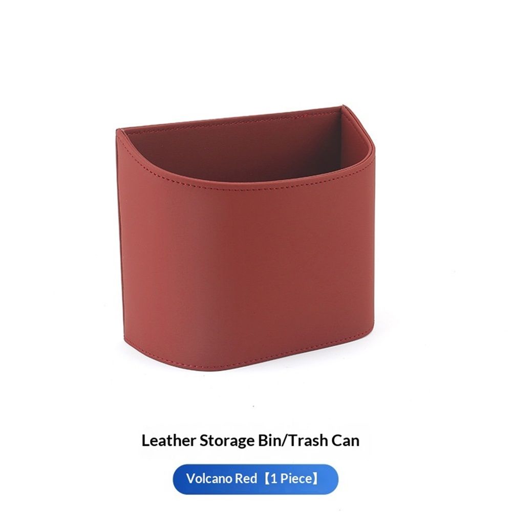 Car Trash Can,Mini Car Trash Bin for SUV and Truck, Automotive Trash Can for Vehicle, Home, Office, Multipurpose, Easy to Clean (Red) - Image 2