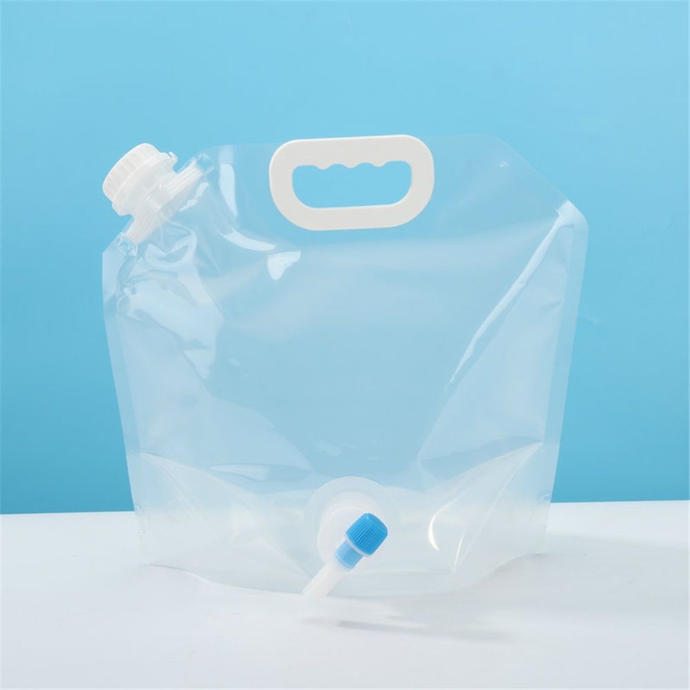 2 pack Collapsible Water Container Bag Outdoor Water Grade Water Jug Folding Water Storage Bag for Camping Hiking & Survival Kit Sport 5L - Image 2