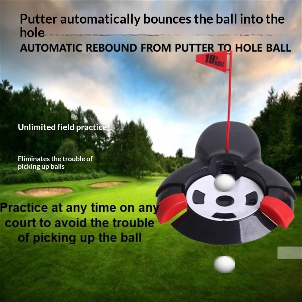 Golf Automatic Putting Ball Return Cup ，Putting Practice Automatic Putting Machine，Golf Cup Training Aid, Putting Returner for Indoor Outdoor Office Practic Golf Training Aids - Image 2