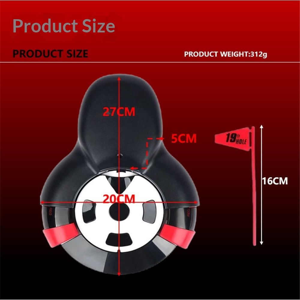 Golf Automatic Putting Ball Return Cup ，Putting Practice Automatic Putting Machine，Golf Cup Training Aid, Putting Returner for Indoor Outdoor Office Practic Golf Training Aids - Image 5