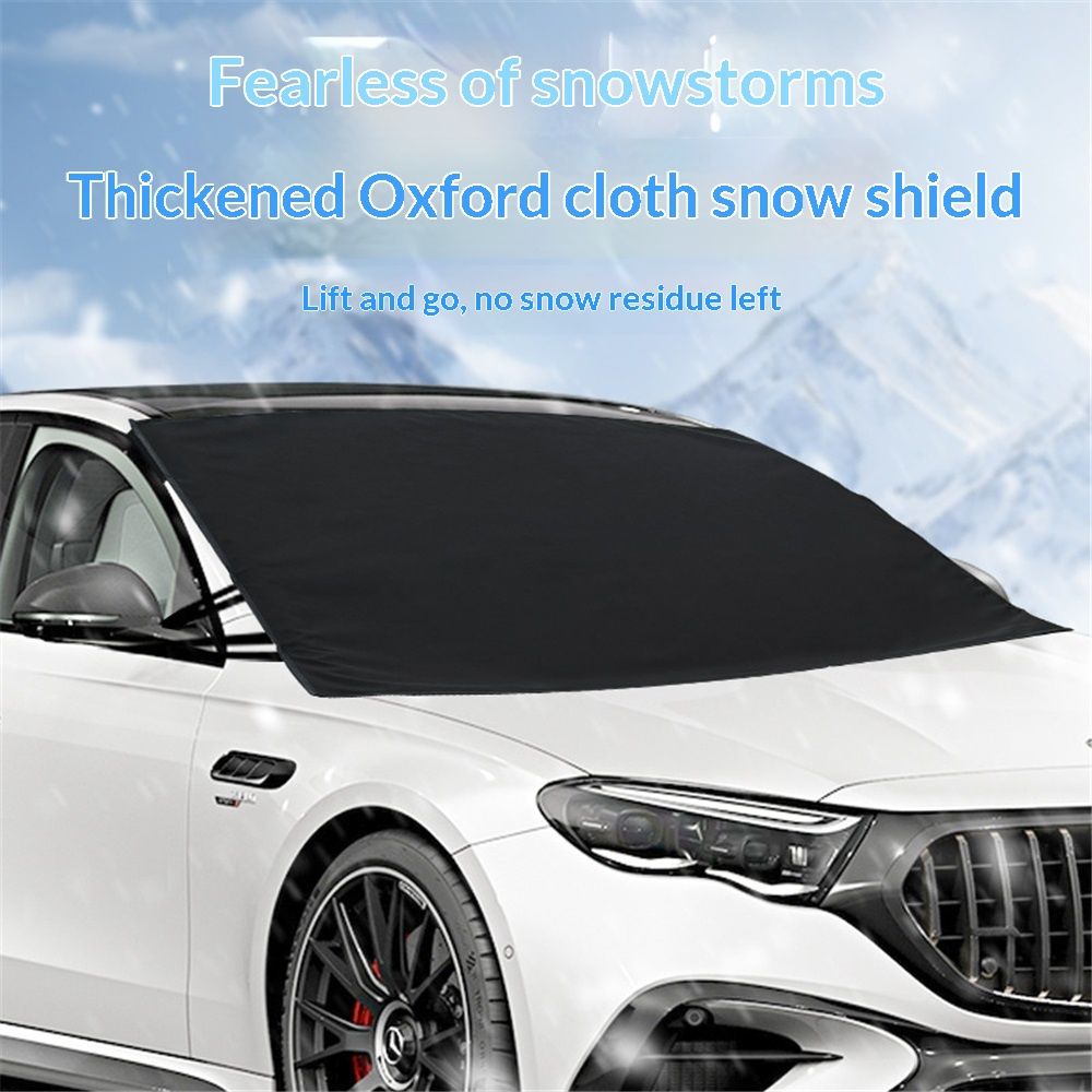 Windshield Cover for Ice and Snow | Durable 600D Oxford Fabric | Waterproof Winter Car Cover for Compact Cars, SUV and Sedan | Essential Car Winter Accessories - Image 5