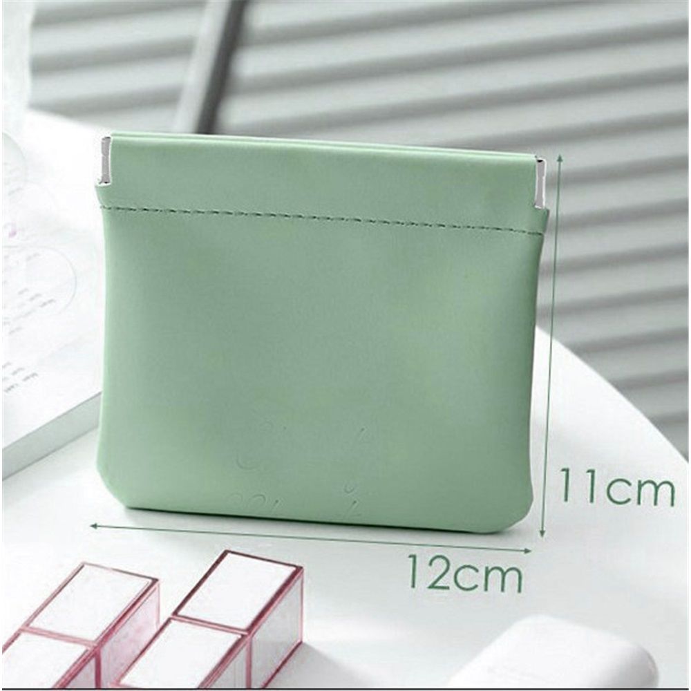 12 Pcs Pocket Cosmetic Bag Waterproof No Zipper Self Closing Makeup Bag PU Leather Cosmetic Pouch Cute Purse Makeup Bag Travel Storage for Women Cosmetics Jewelry Toiletry - Image 5