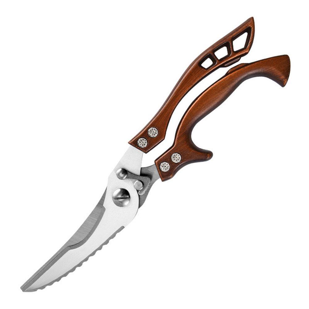 Poultry Shears, Heavy Duty Kitchen Shears with Serrated Edge, Multipurpose Stainless Steel Kitchen Scissors for Chicken, Bone, Meat, Turkey, Fish Thanksgiving Christmas Gifts - Image 1