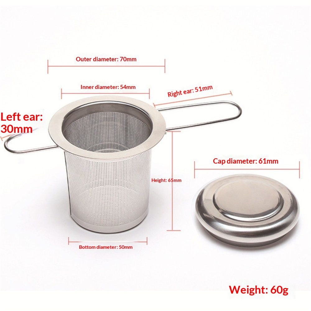 2 Pack Tea Infuser, Stainless Steel Extra Fine Mesh Tea Strainer for Loose Leaf with Foldin Handle Sitting in Mugs, Tea Filters, Tea Strainers, Tea Basket, Infusers Tea Diffuser for Loose Tea Steeper - Image 5