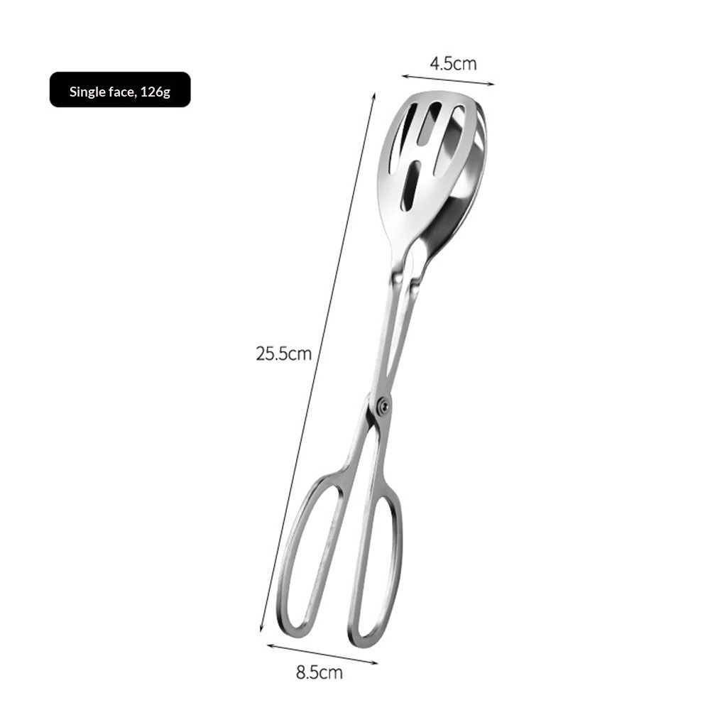 2-PACK Serving Tongs for Buffet Party Catering, Thickening Food Serving Salad Cake Bread Kitchen Tongs, Stainless Steel - Image 5