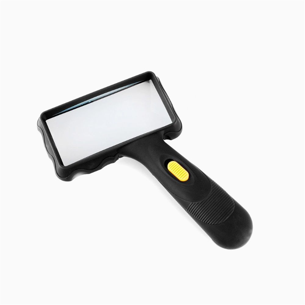 3X Hand-held Rectangular Magnifying Glass, LED Light Magnifier, Reading Magnifying Glass for Seniors, Low Vision, Macular Degeneration - Image 1