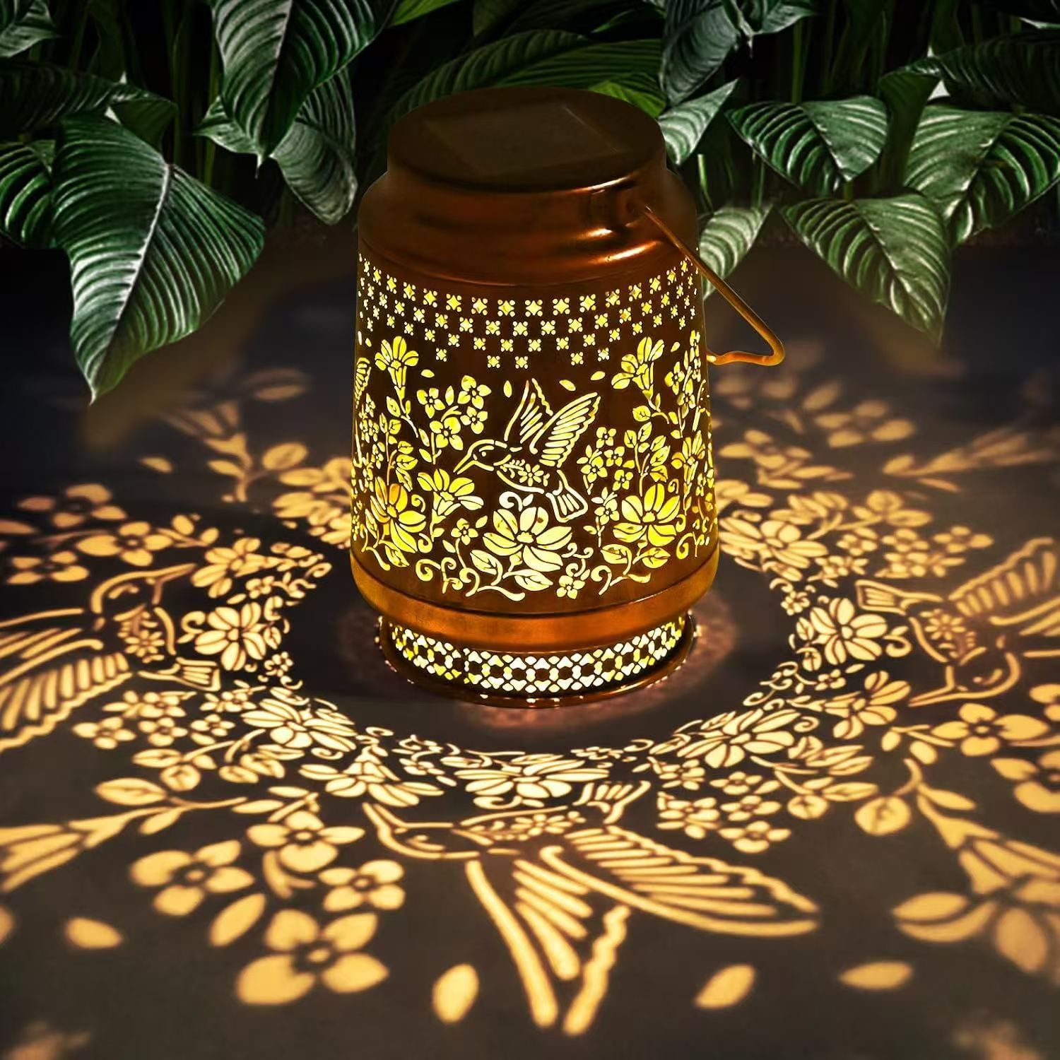 Gifts for Women Men Mom, 2 Pack Hummingbird Solar Lights Outdoor Waterproof, Mothers Day Gifts Decoration Outside for Outdoor, Yard, Lawn, Balcony Garden Decor Solar Lantern - Image 3