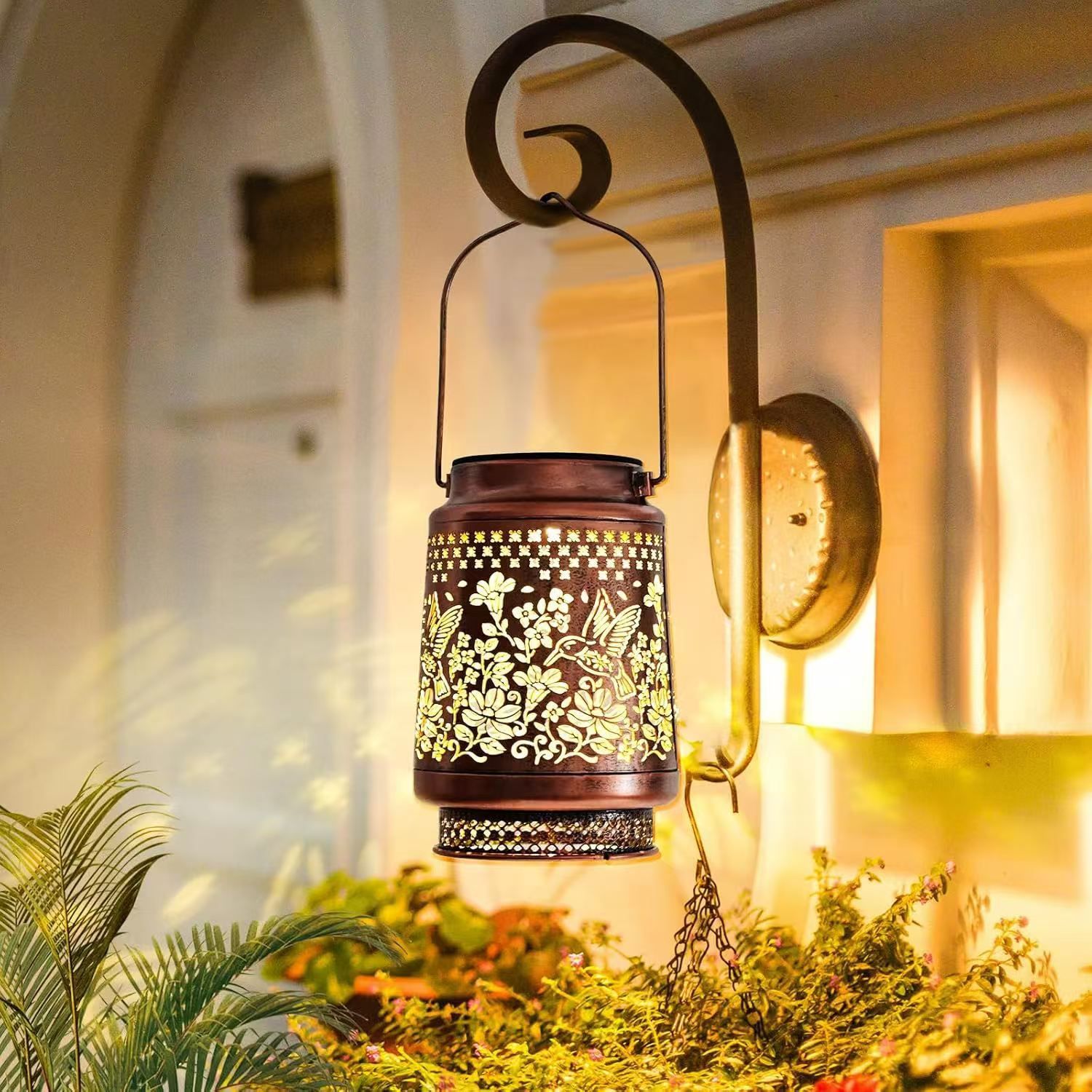 Gifts for Women Men Mom, 2 Pack Hummingbird Solar Lights Outdoor Waterproof, Mothers Day Gifts Decoration Outside for Outdoor, Yard, Lawn, Balcony Garden Decor Solar Lantern - Image 5