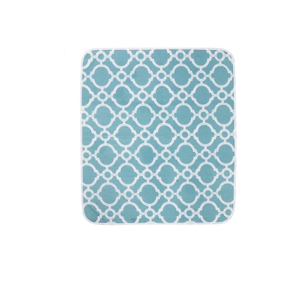 Ironing Mat, Portable Travel Ironing Pad, 71*61cm Ironing Mat for Table Top of Washer, Dryer, Table Top, Countertop,  Coating and Scorch Resistant（blue） - Image 1