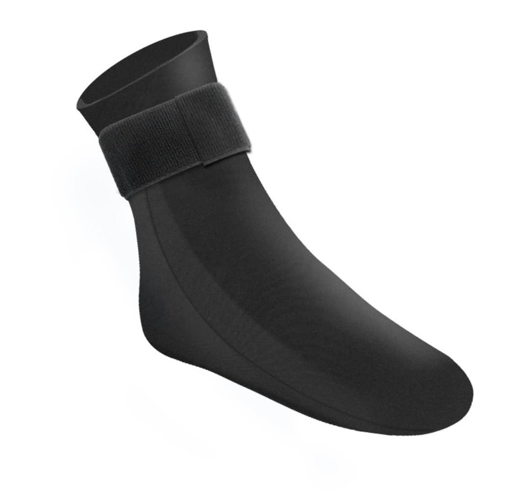 Reusable Gel Cold Therapy Sock for Hot & Cold Therapy, Ankle Foot Ice Pack Wrap for Injuries, Instant Pain Relief for Achilles Tendonitis, Plantar Fasciitis, -1pcs Black - Image 1