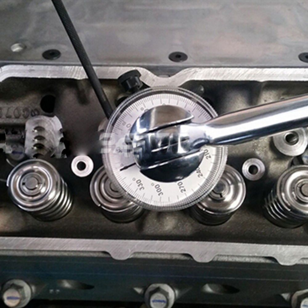 Drive Angle Gauge, 360 Degree 1/2in Adjustable Drive meter Wrench Set, Wrench Angle Gauge Tool for 1/2in Male and Female Drive - Image 3