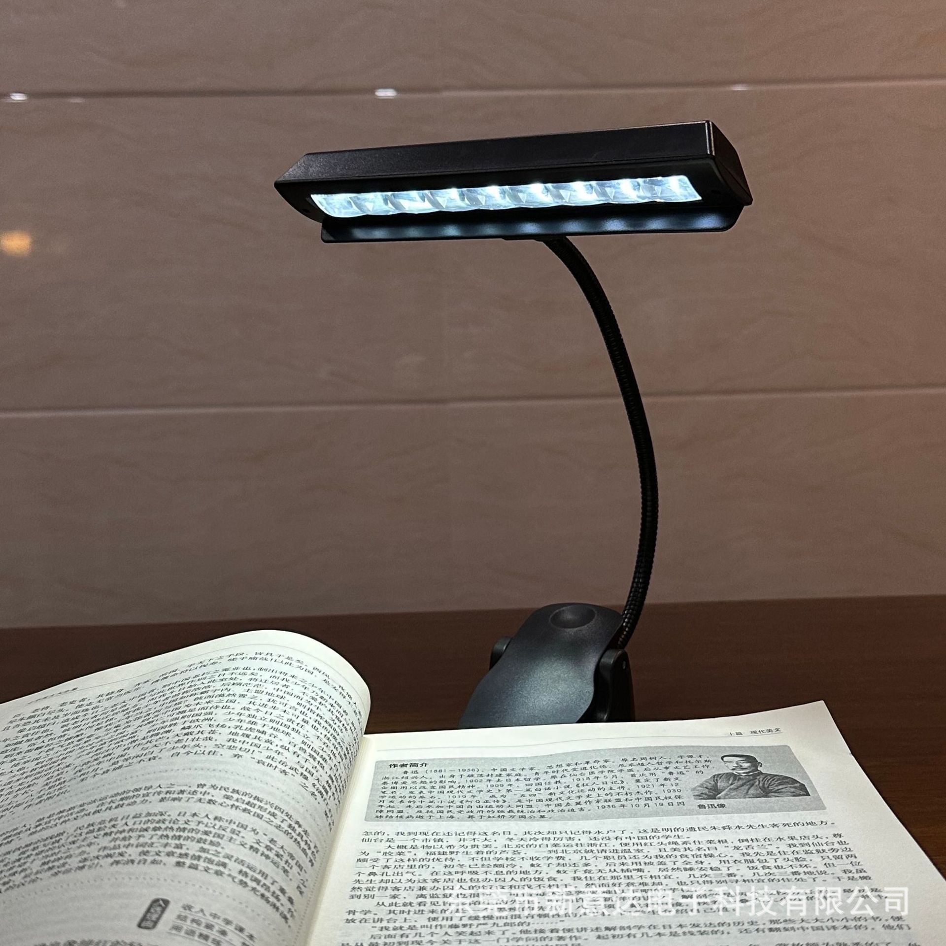 Led Clip Desk Lamp USB Rechargeable Battery Operated Multi-Angle Lighting Eye-Caring Portable Table Light for Home Office Bedside and Reading - Image 2