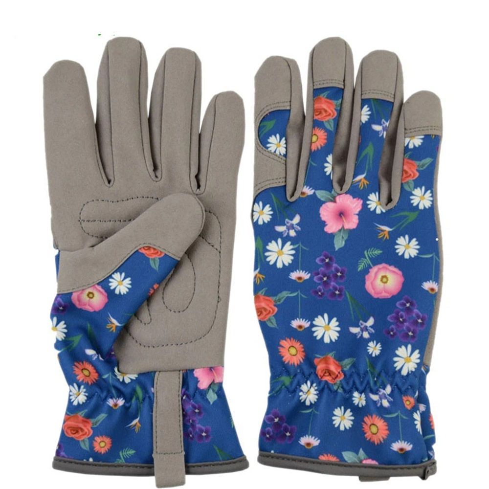 Womens Gardening Weeding Working Gloves, Leather Garden Glove for Women Thorn Proof No Stab for Digging, Planting,Pruning（S） - Image 1