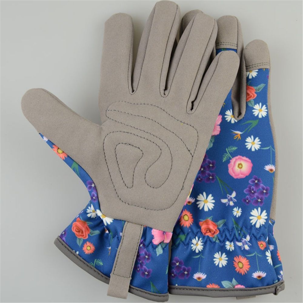 Womens Gardening Weeding Working Gloves, Leather Garden Glove for Women Thorn Proof No Stab for Digging, Planting,Pruning（S） - Image 4